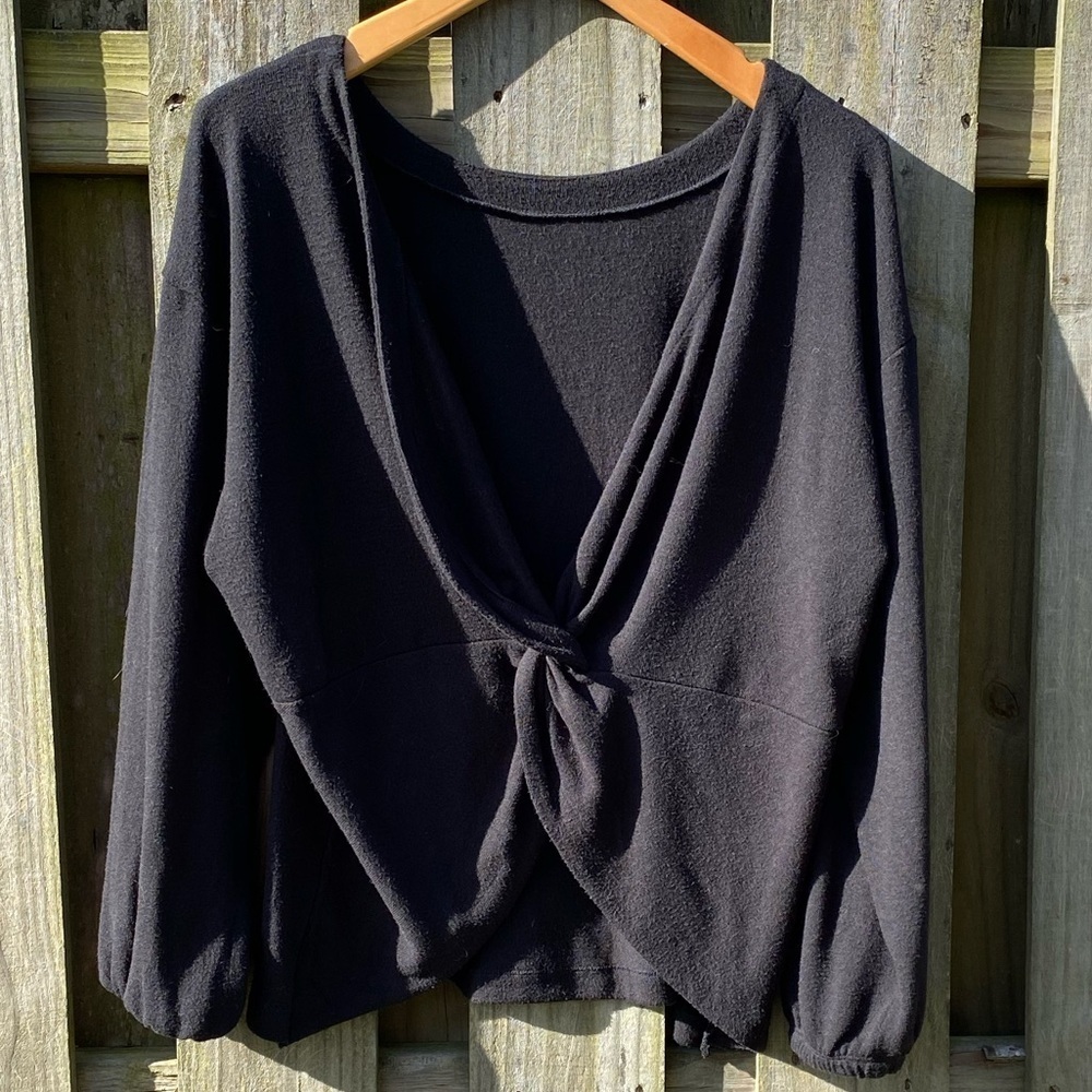 Eloquii Twist Back Top